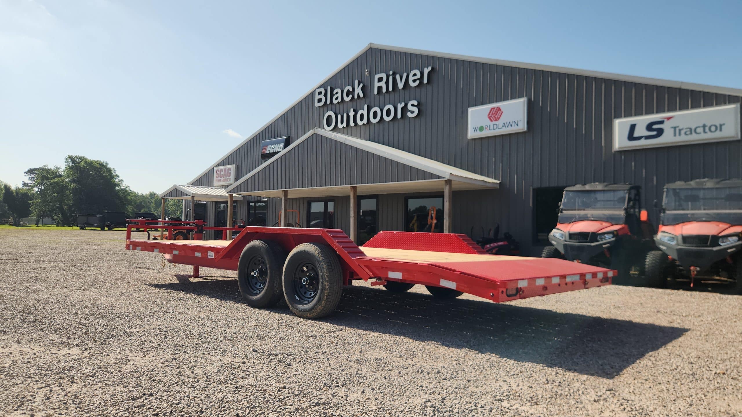 2025 Delco 102″x22′ 10K Carhauler Red #3S6040592