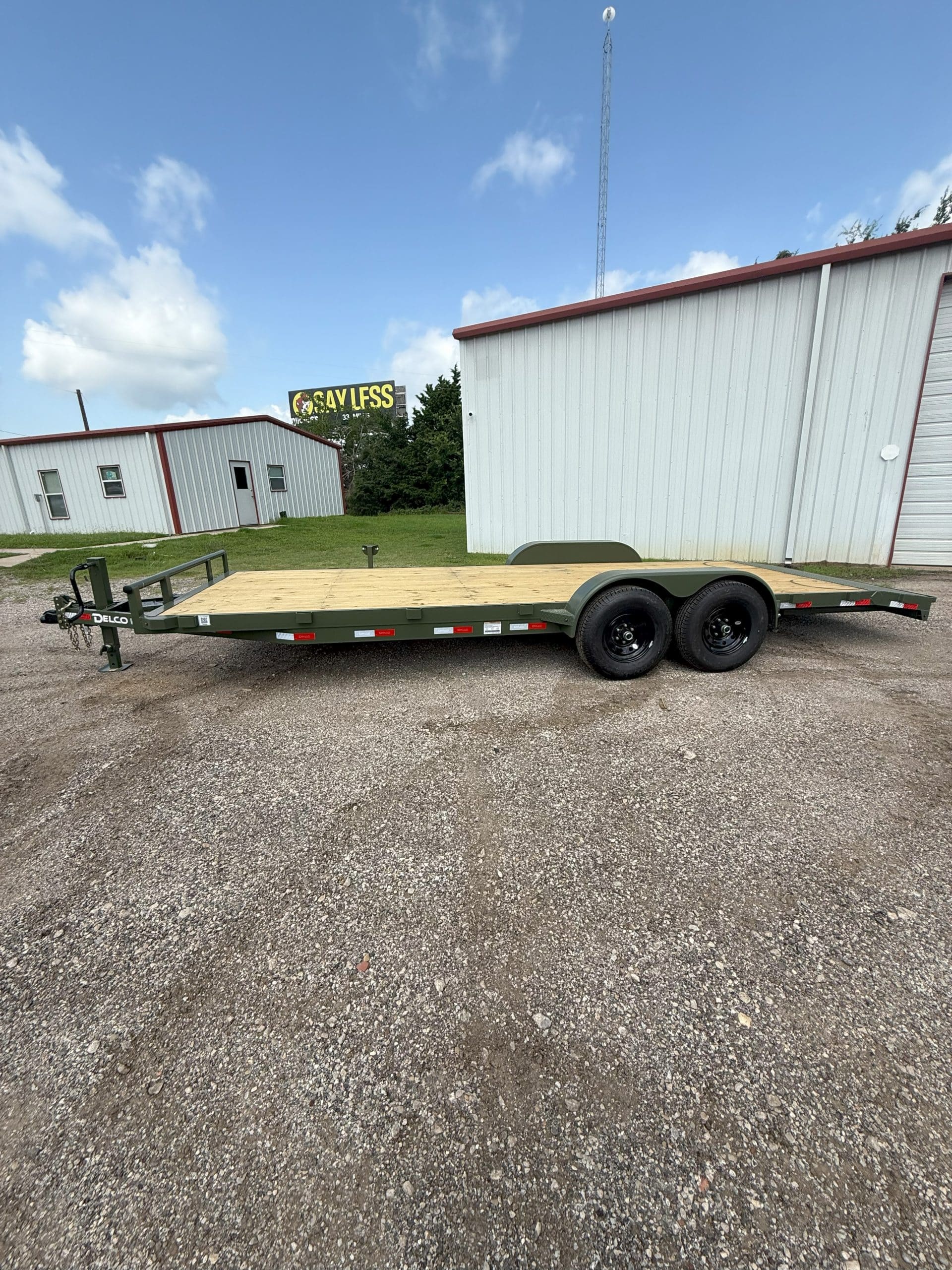 2025 Delco 83″ X 20′ Carhauler 7K Fighter Jet Gray #0S6040262
