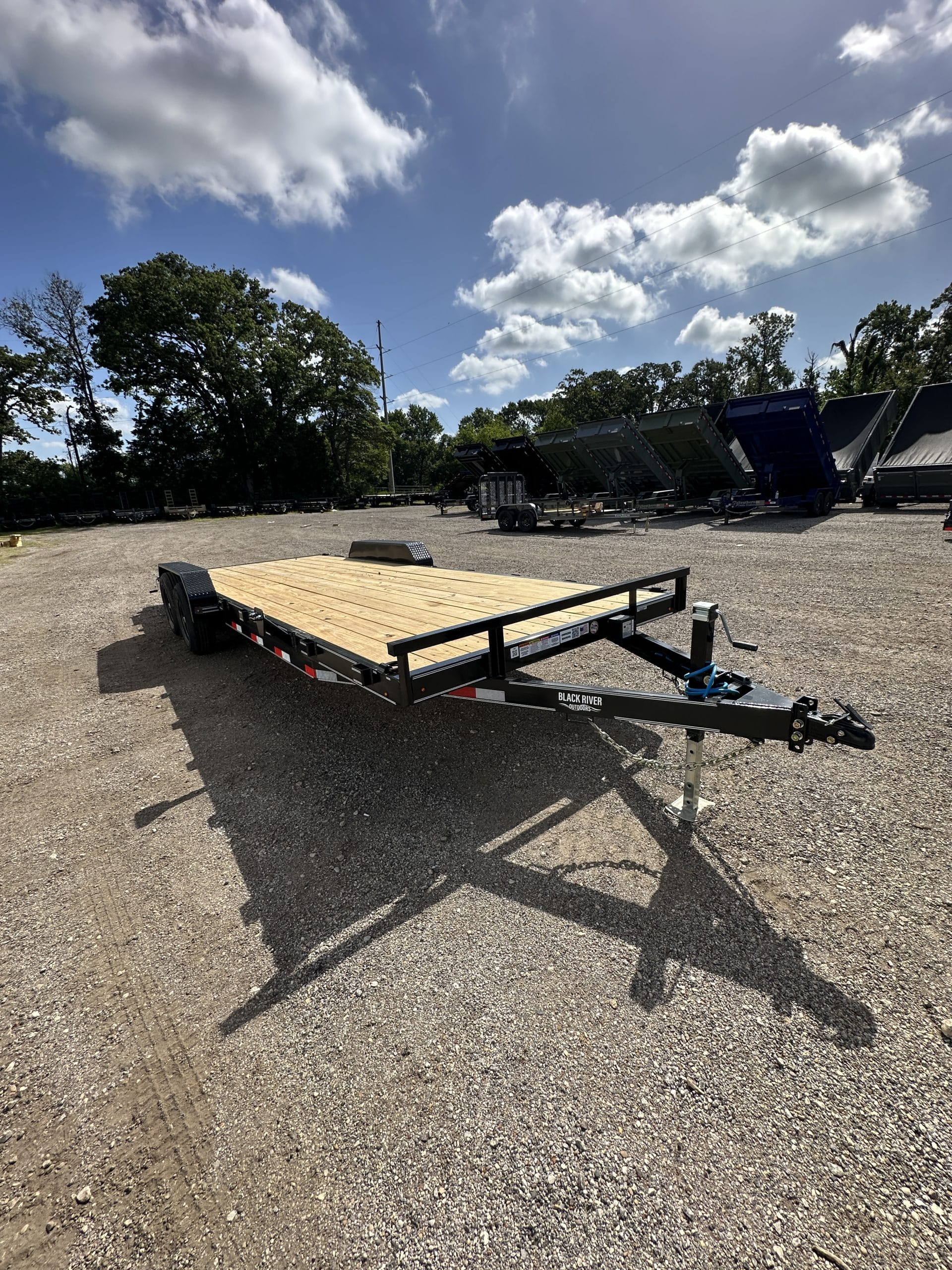 2025 DP Platinumstar 83″x22′ 10K Car Hauler Black #7SB001400