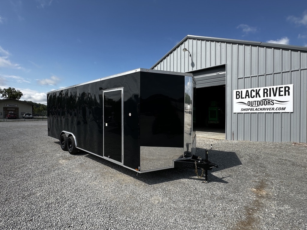 2026 Spartan 8.50 x 24 Tandem Axle 7′ Enclosed Black #1SA050309