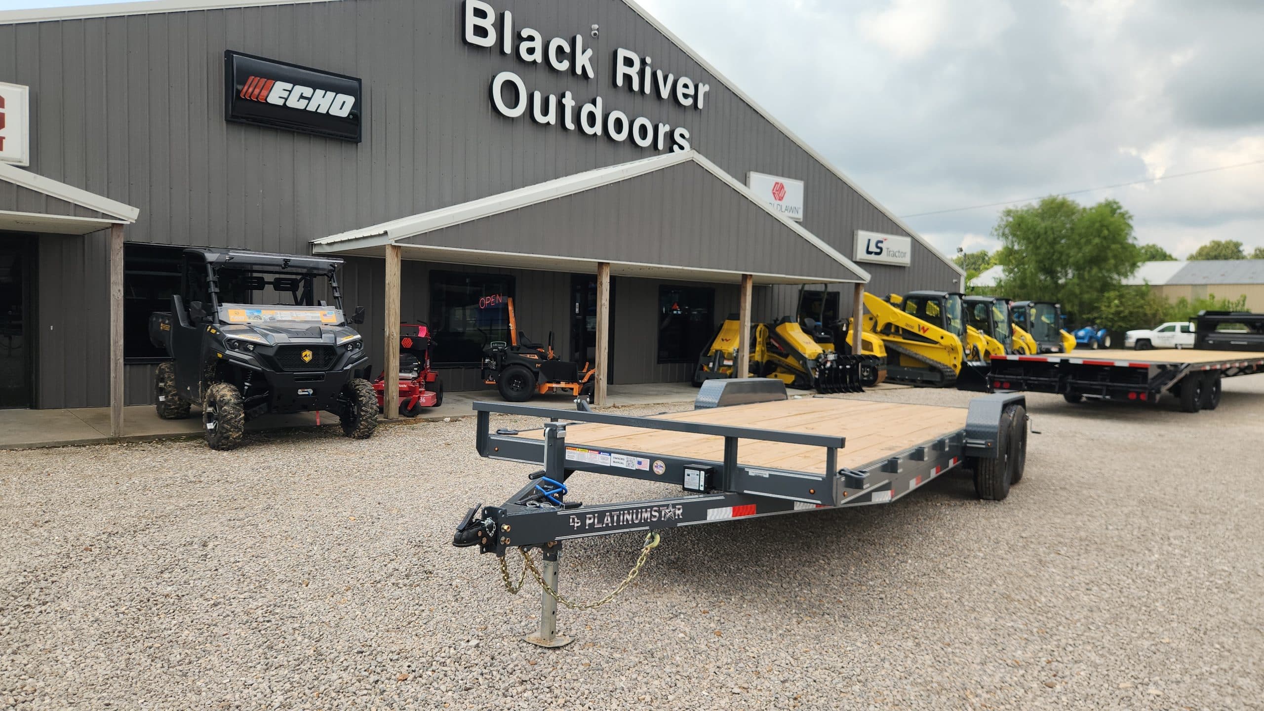 2025 DP Platinumstar 83″ x 22′ 10K Car Hauler Gray #0SB001402