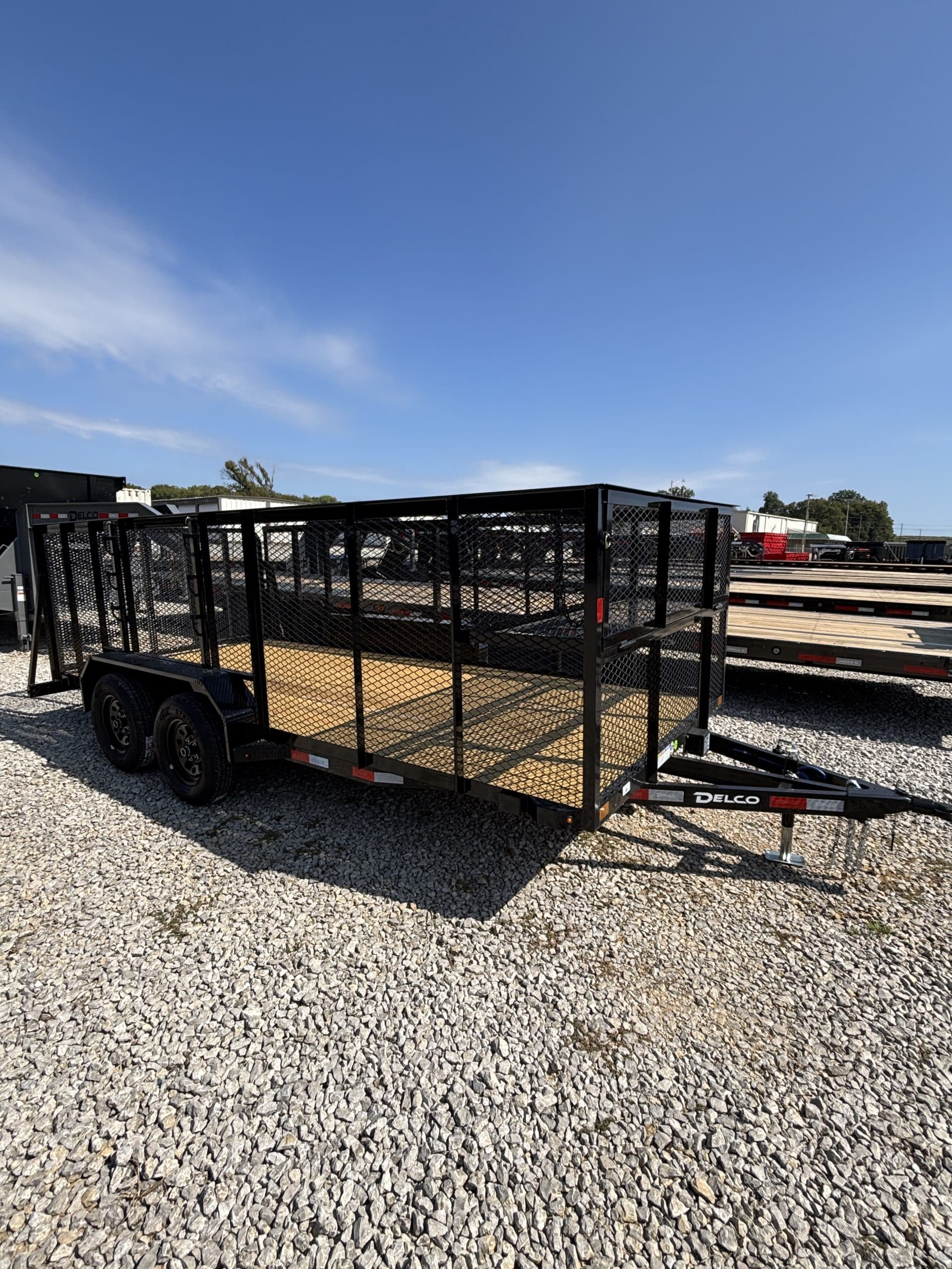 2026 Delco 83″x16′ 7K Landscape Trailer Black #8T6042325