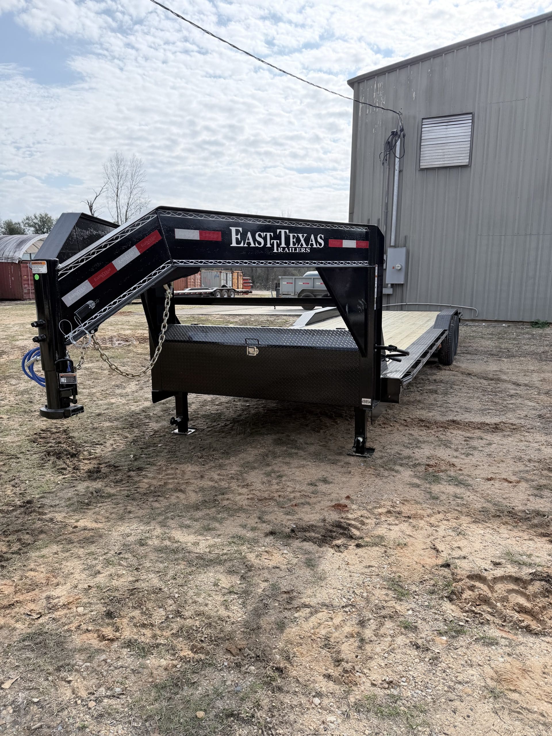 2026 East Texas 102 x 28 14K TA GN Lowboy Black #7TE049854