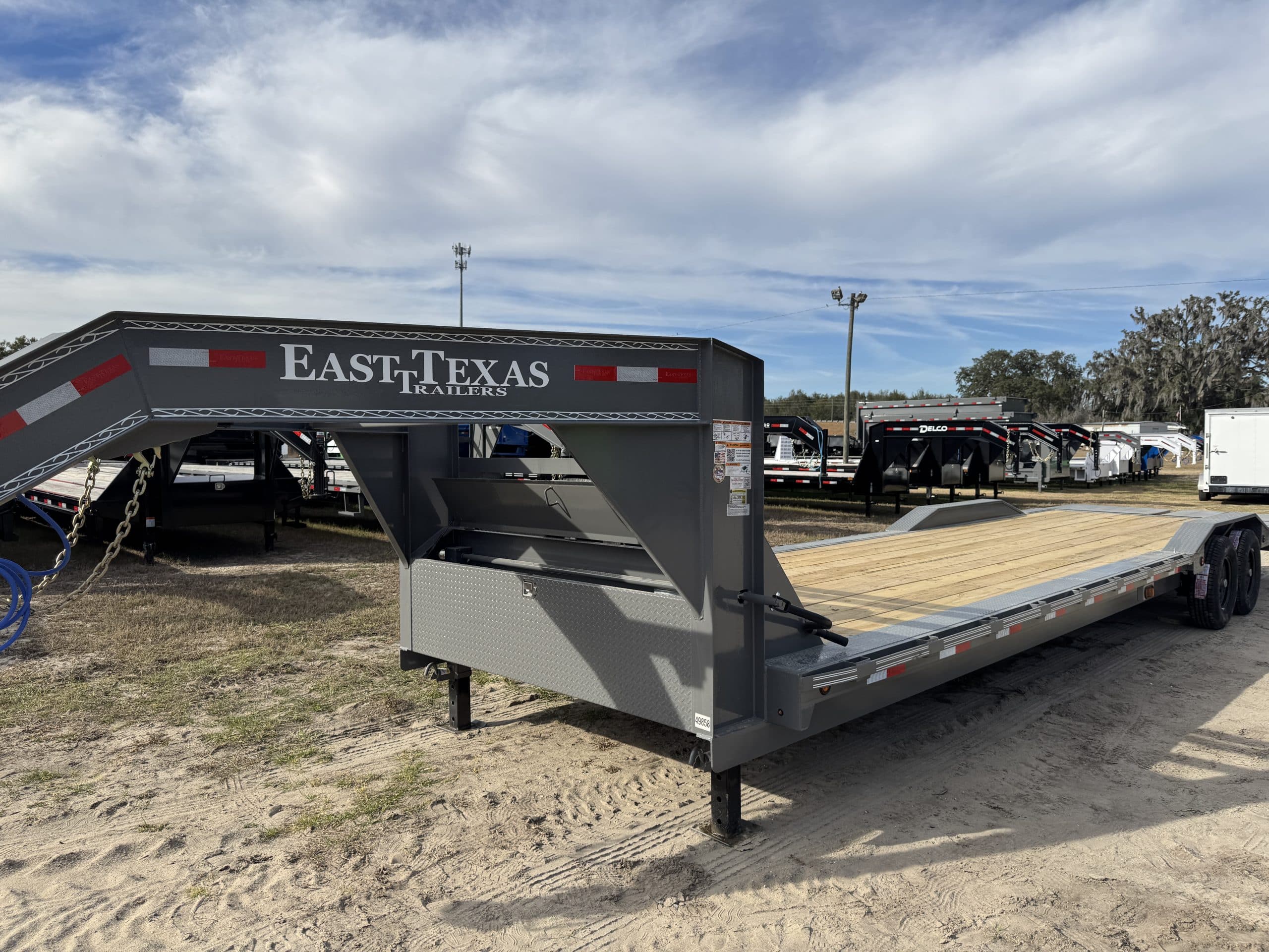 2026 East Texas GN Lowboy 8.5 x 32 Grey #TE049858