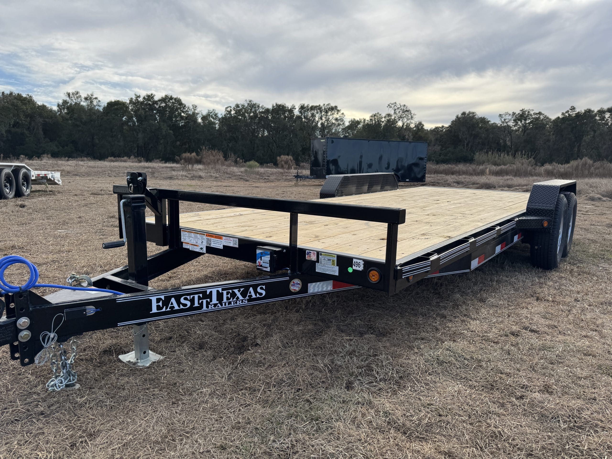 2026 East Texas Car Hauler 83″ x 20′ 12K Black #TE049641