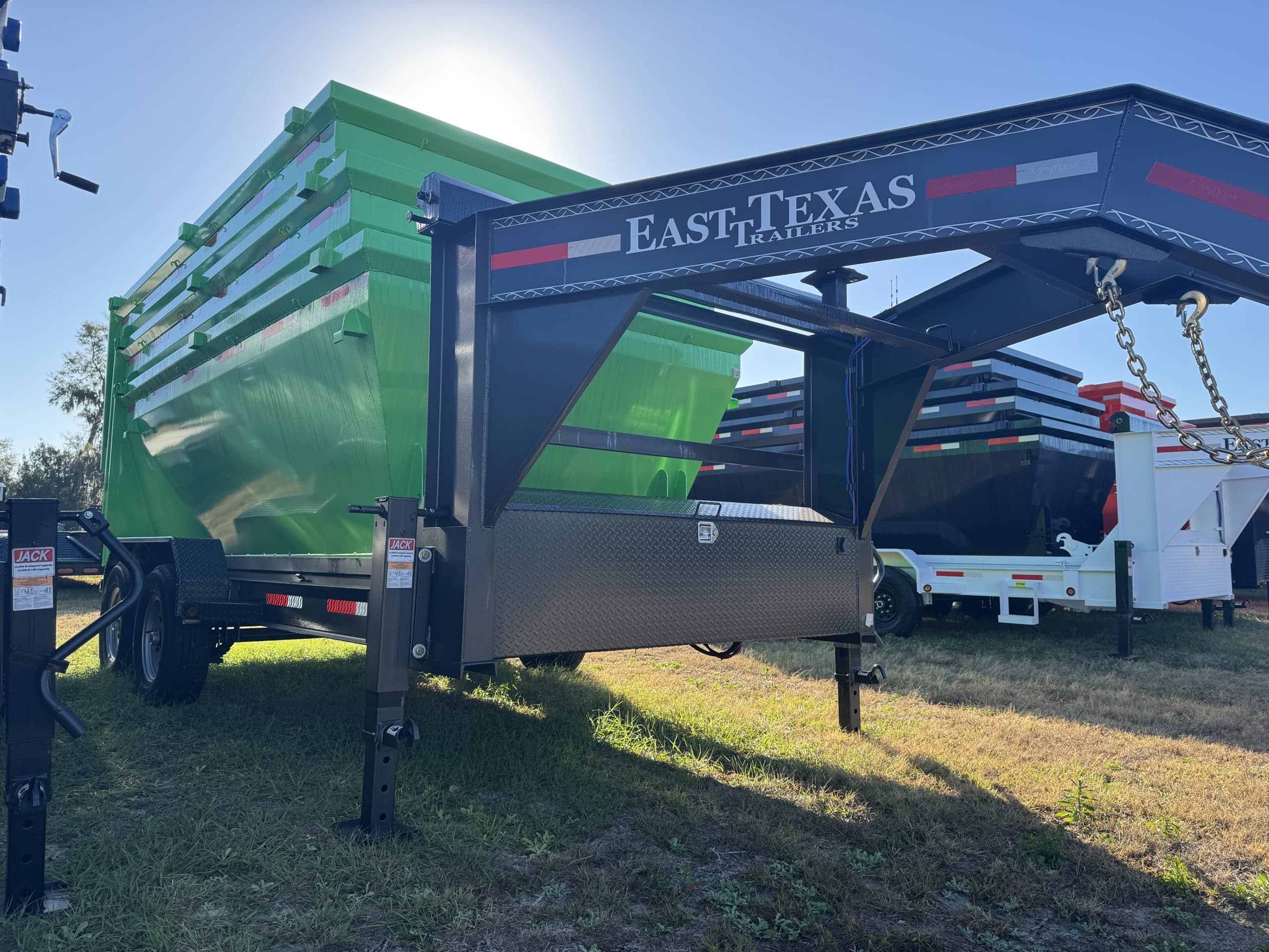 2026 East Texas 7 x 20 Roll off Trailer Gray #TE049044