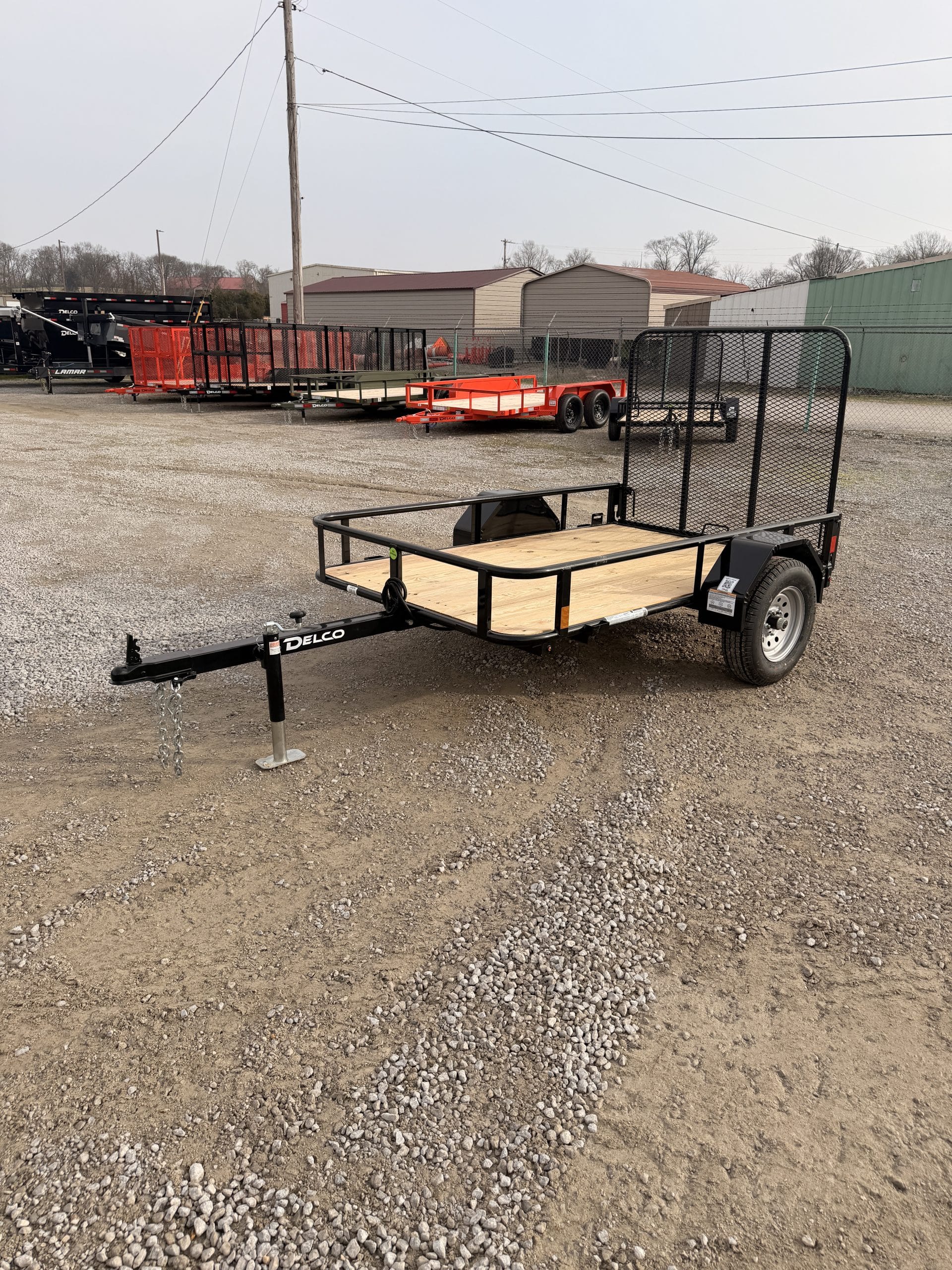 2026 Delco 60″x8′ SA Utility Black #8T6043036
