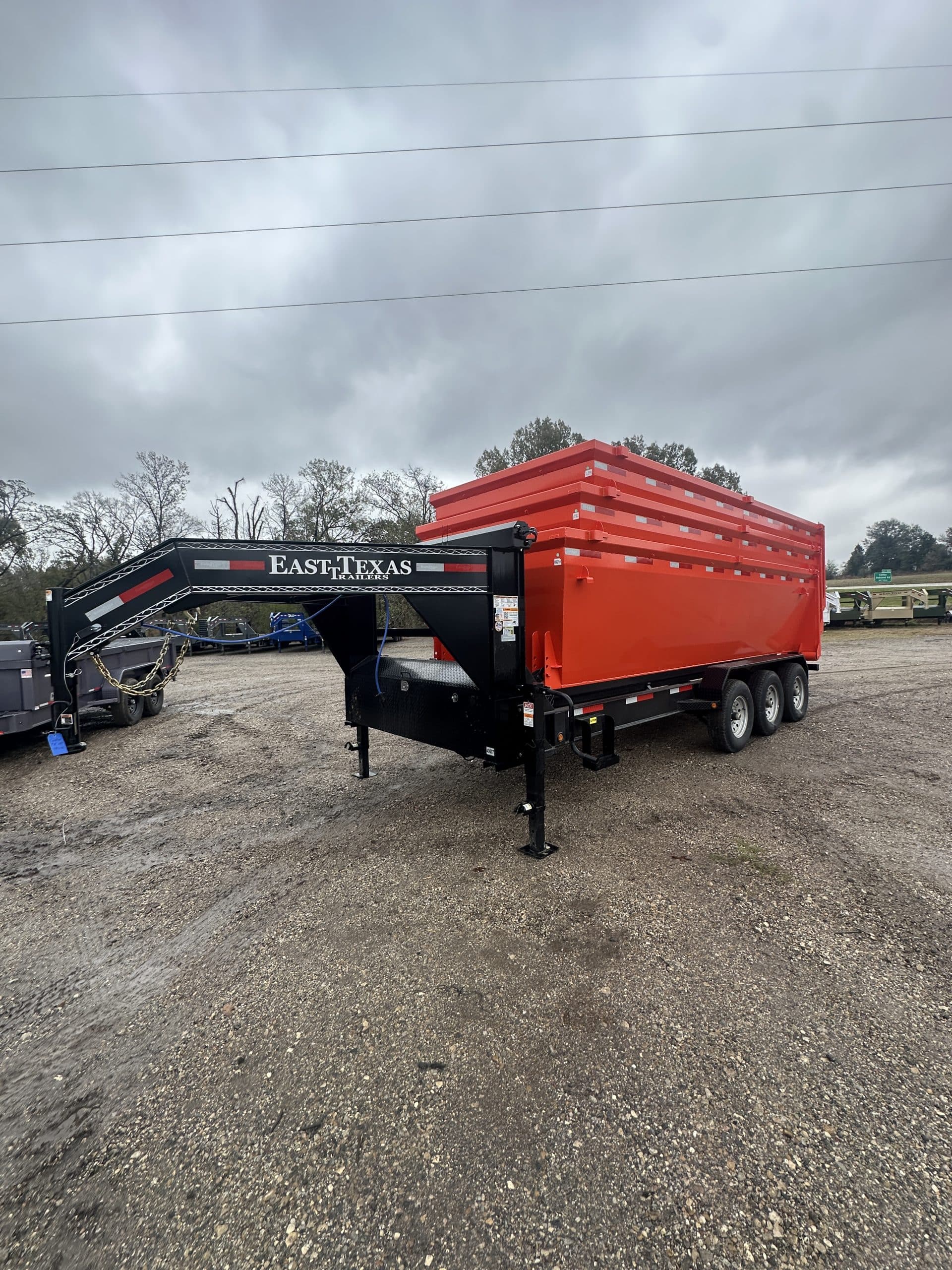 2025 EAST TEXAS 60’X16 15.6CU ROLL OFF BIN- ORANGE ET3677