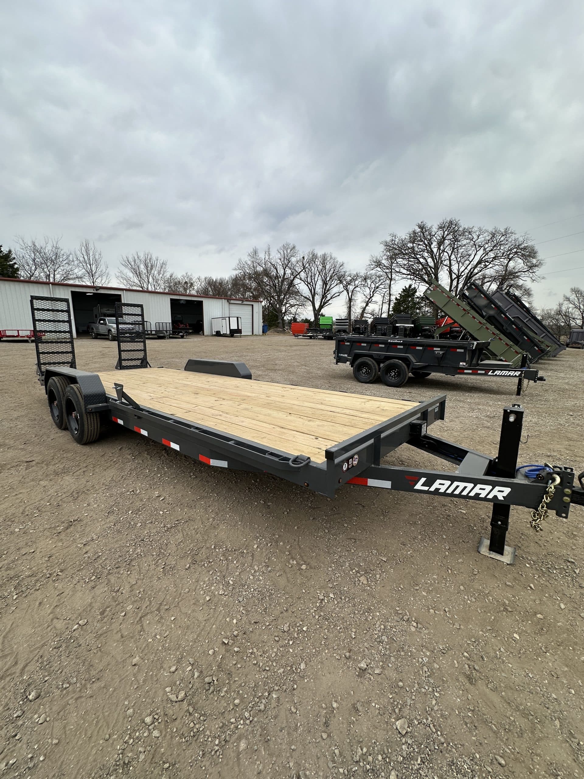 2026 Lamar 83″x22′ 16K Equipment Hauler Gray #0TM149932