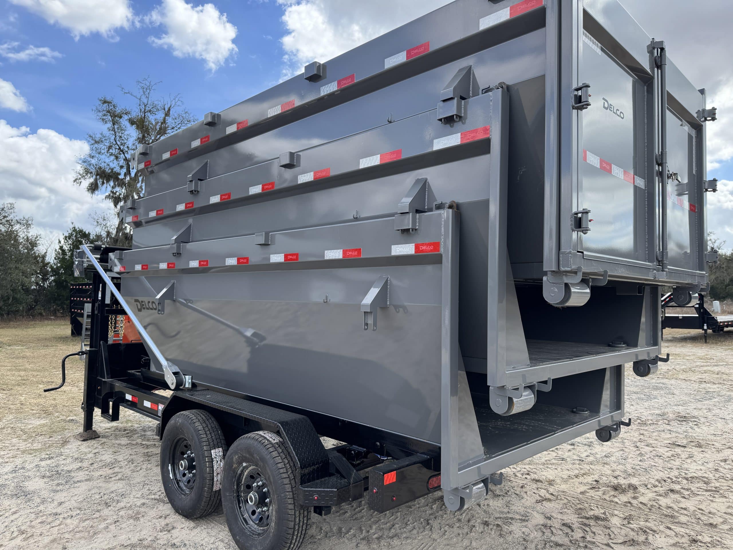 2026 DELCO ROLL OFF BIN 60X14X4 Gray #DE44366