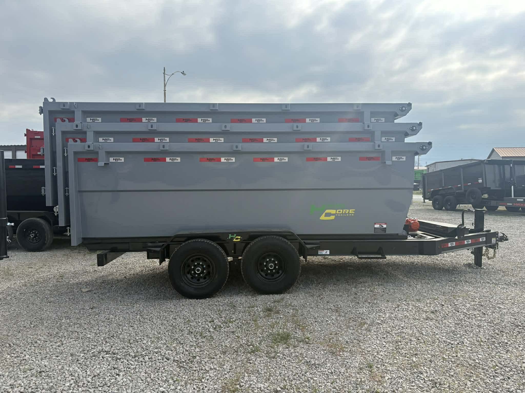 2026 HardCore 7 x 14 BP Roll Off Trailer Black #9TR028737