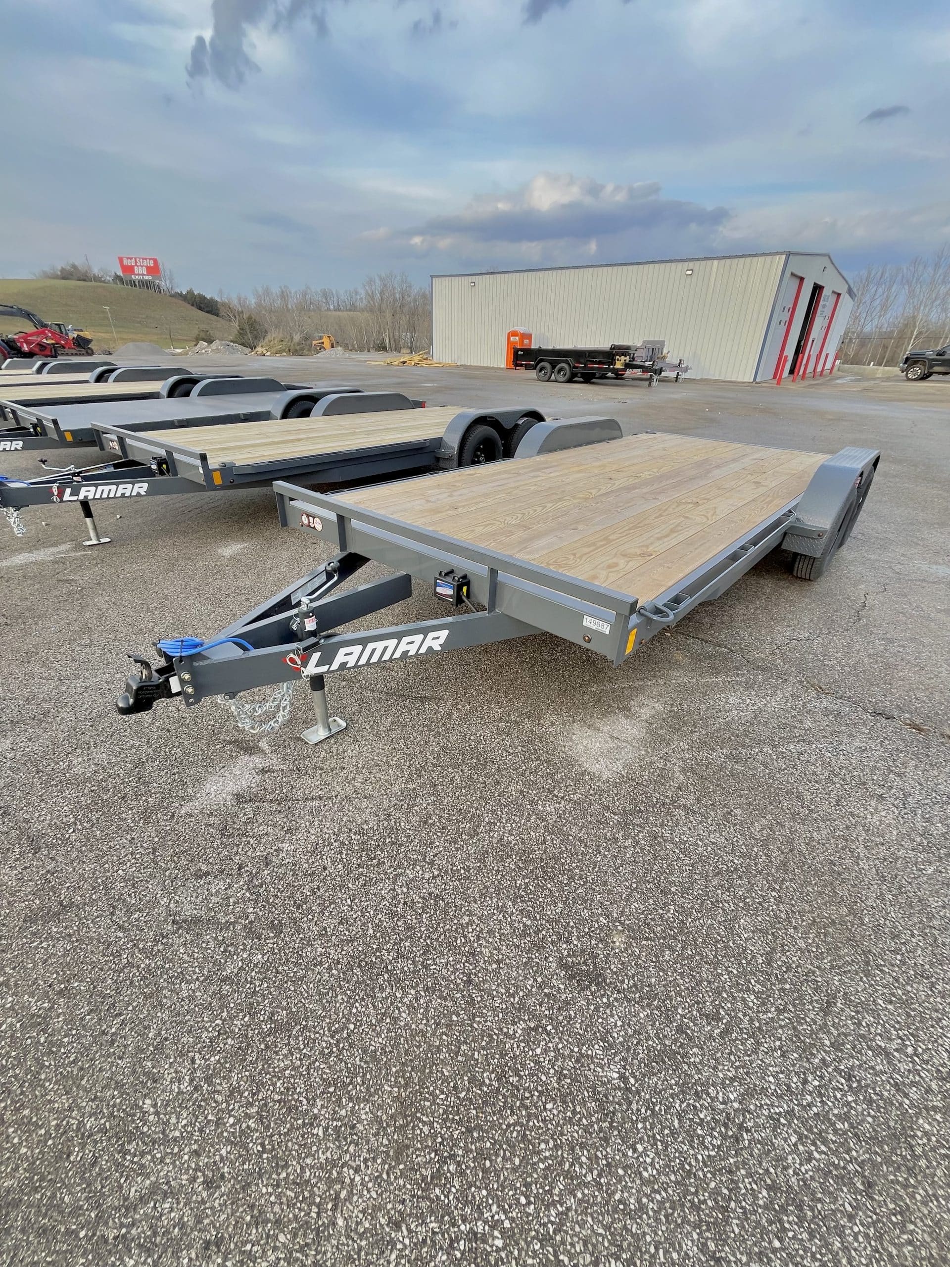 2026 Lamar 83″x18′ 7K Car Hauler Gray #1TM149888
