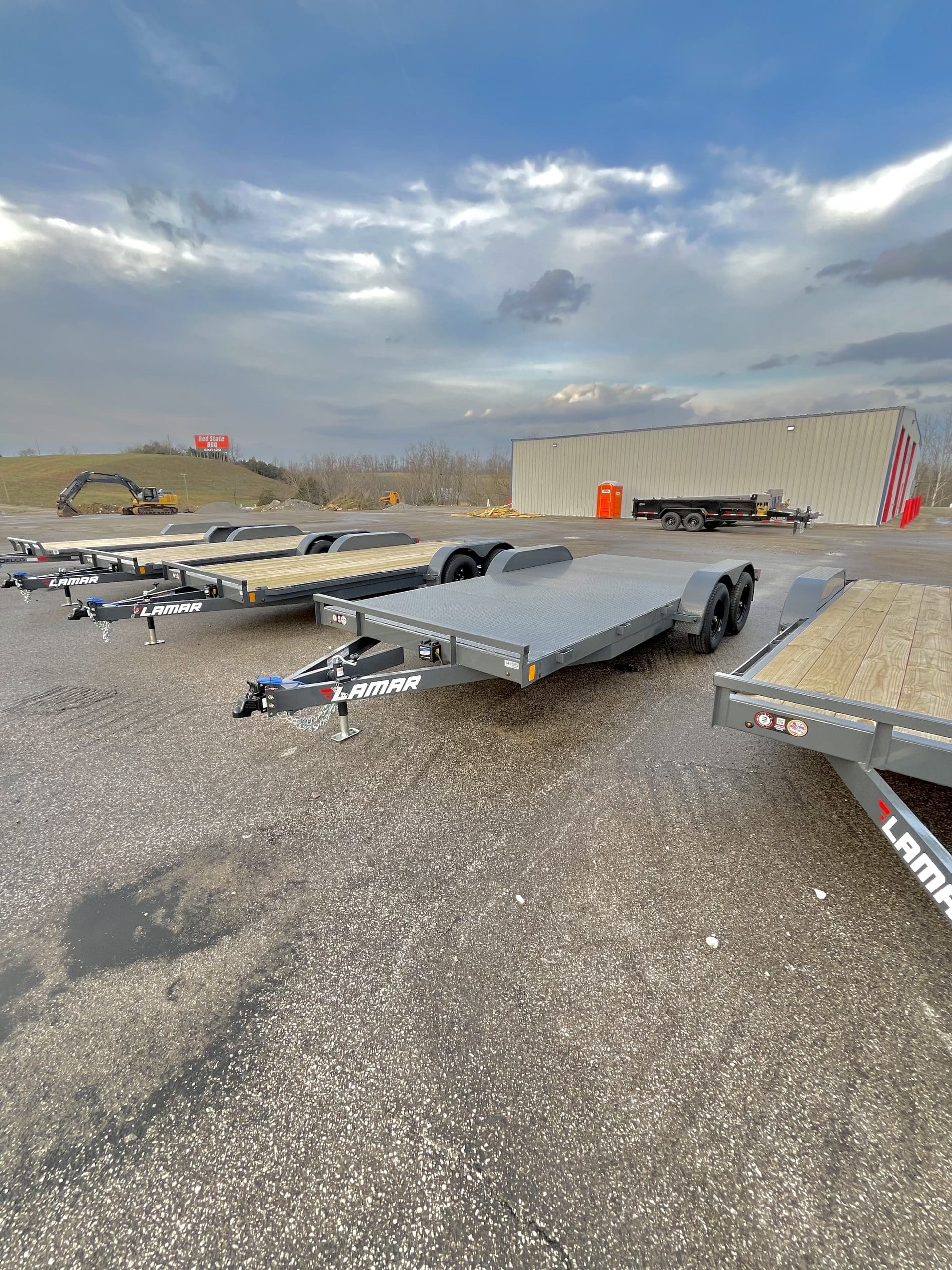 2026 Lamar 83″x18 7K Car Hauler Gray #6TM149885