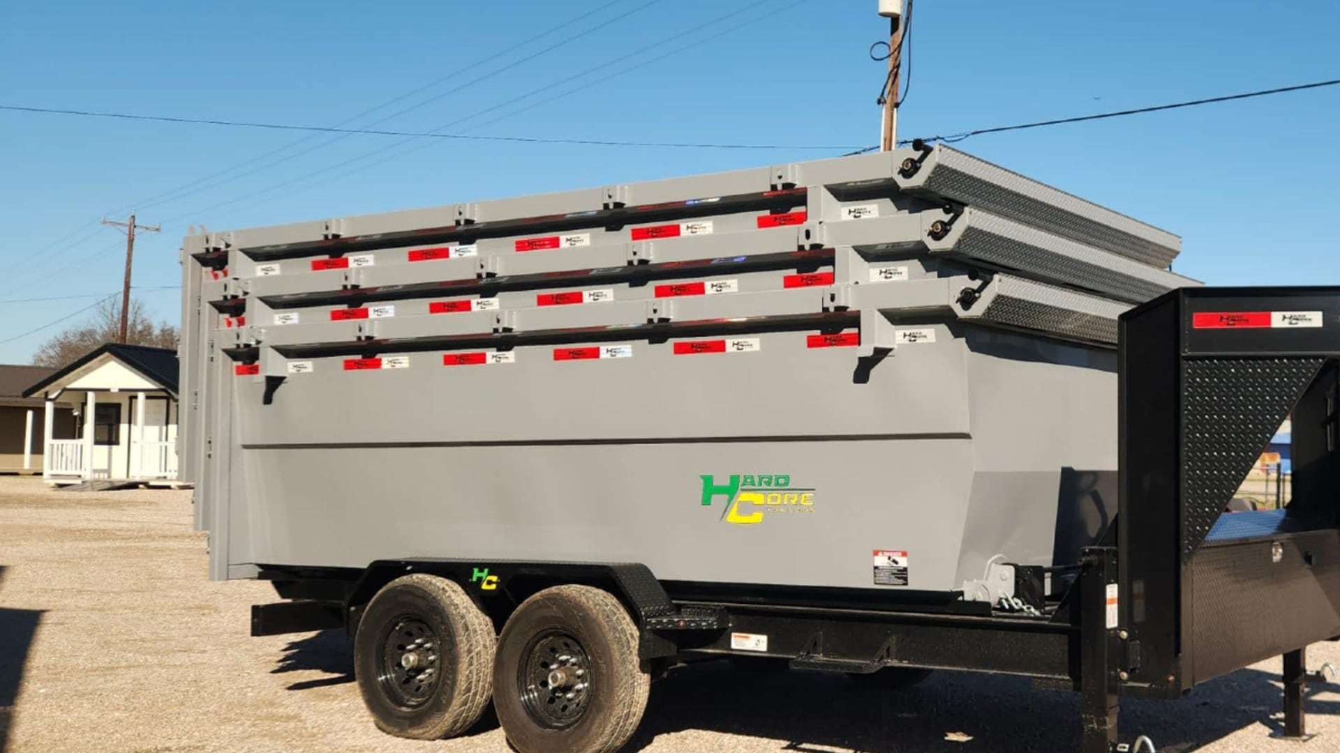 2026 HardCore 83×14 Roll-Off Bin- 1019-Gray