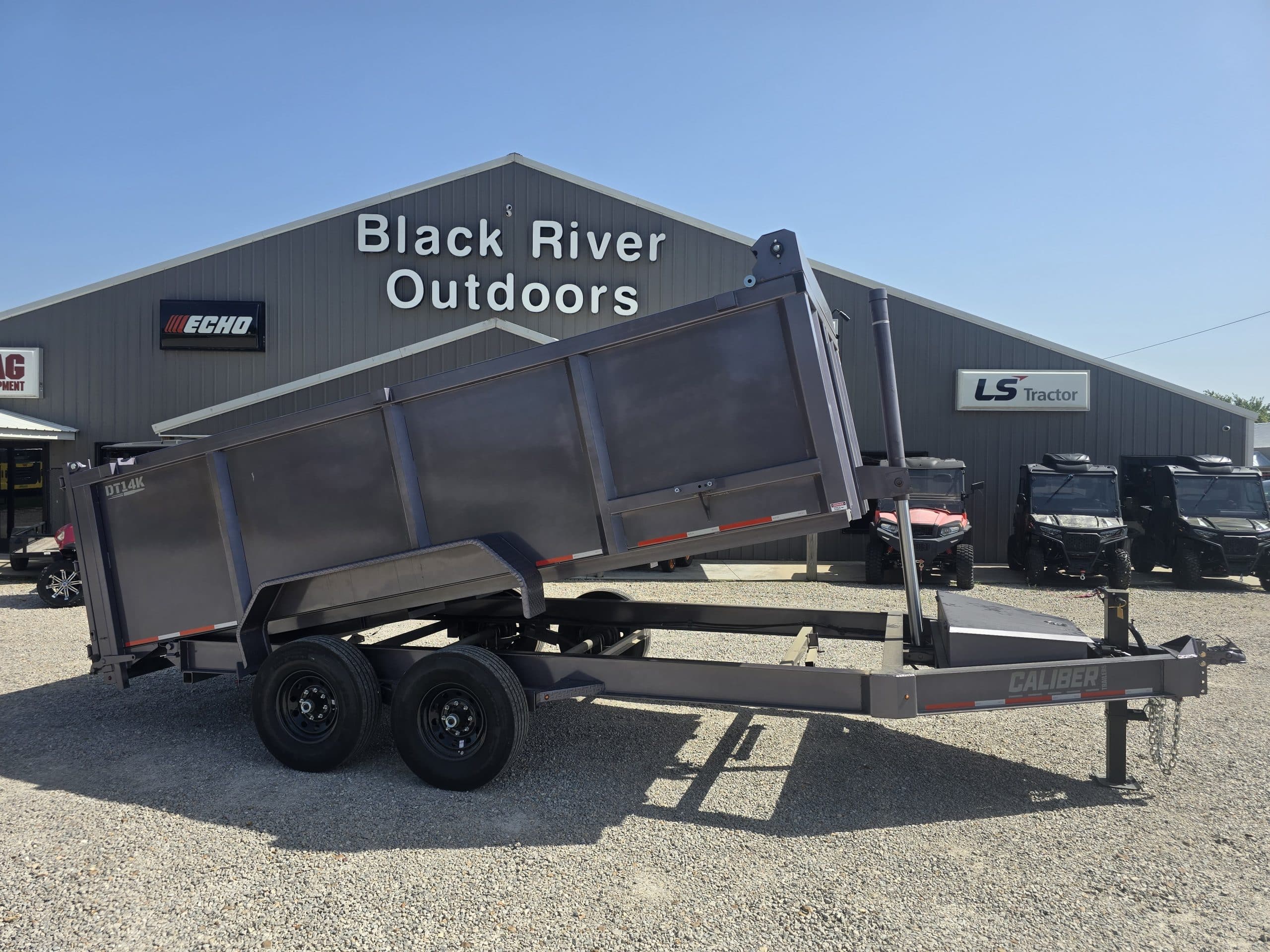 2026 Caliber 83″ x 16′ 14K High Side Dump Grey #0T1088202