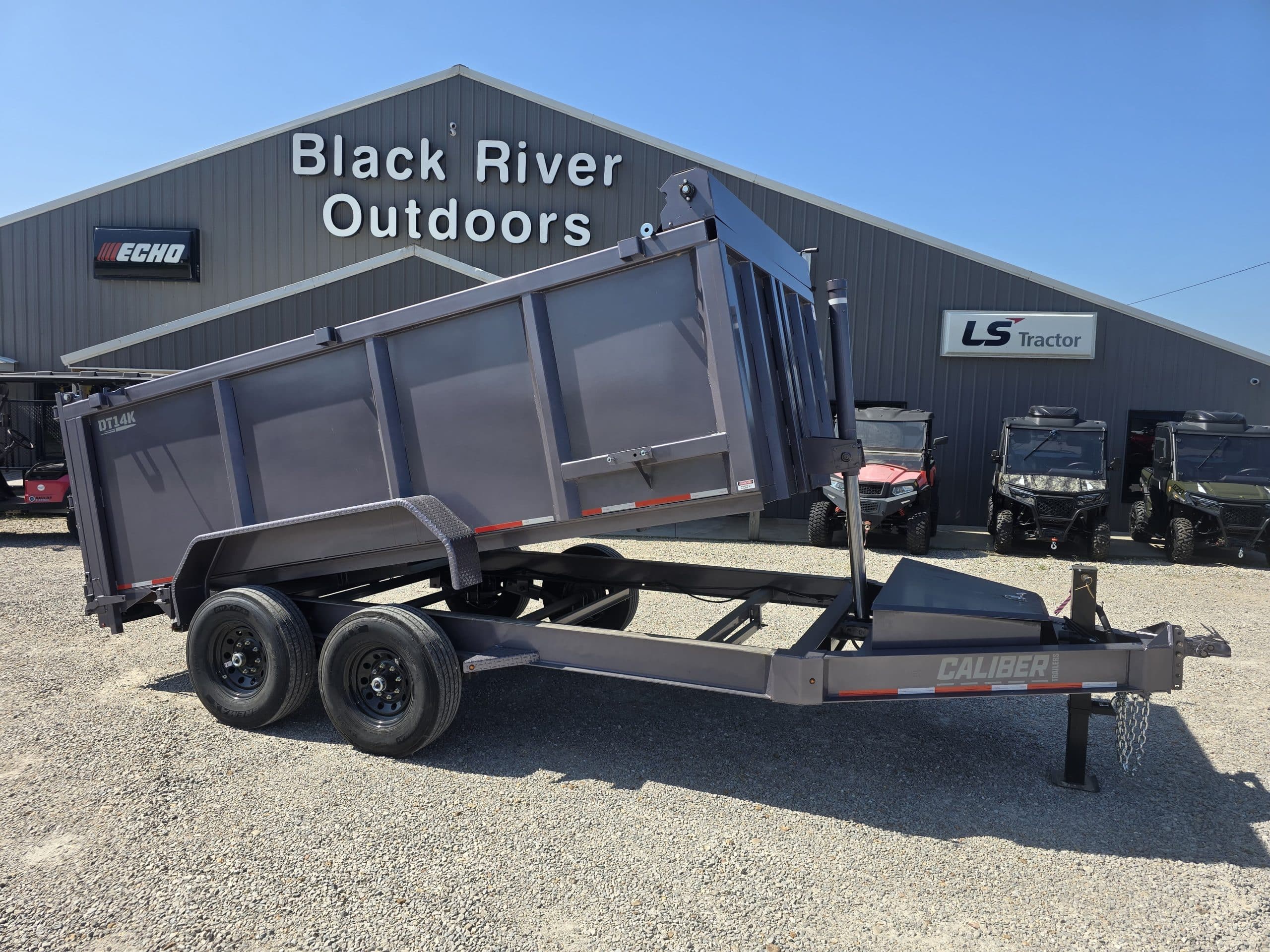 2026 Caliber 83″ x 14′ 14K High Side Dump Gray #8T1088192