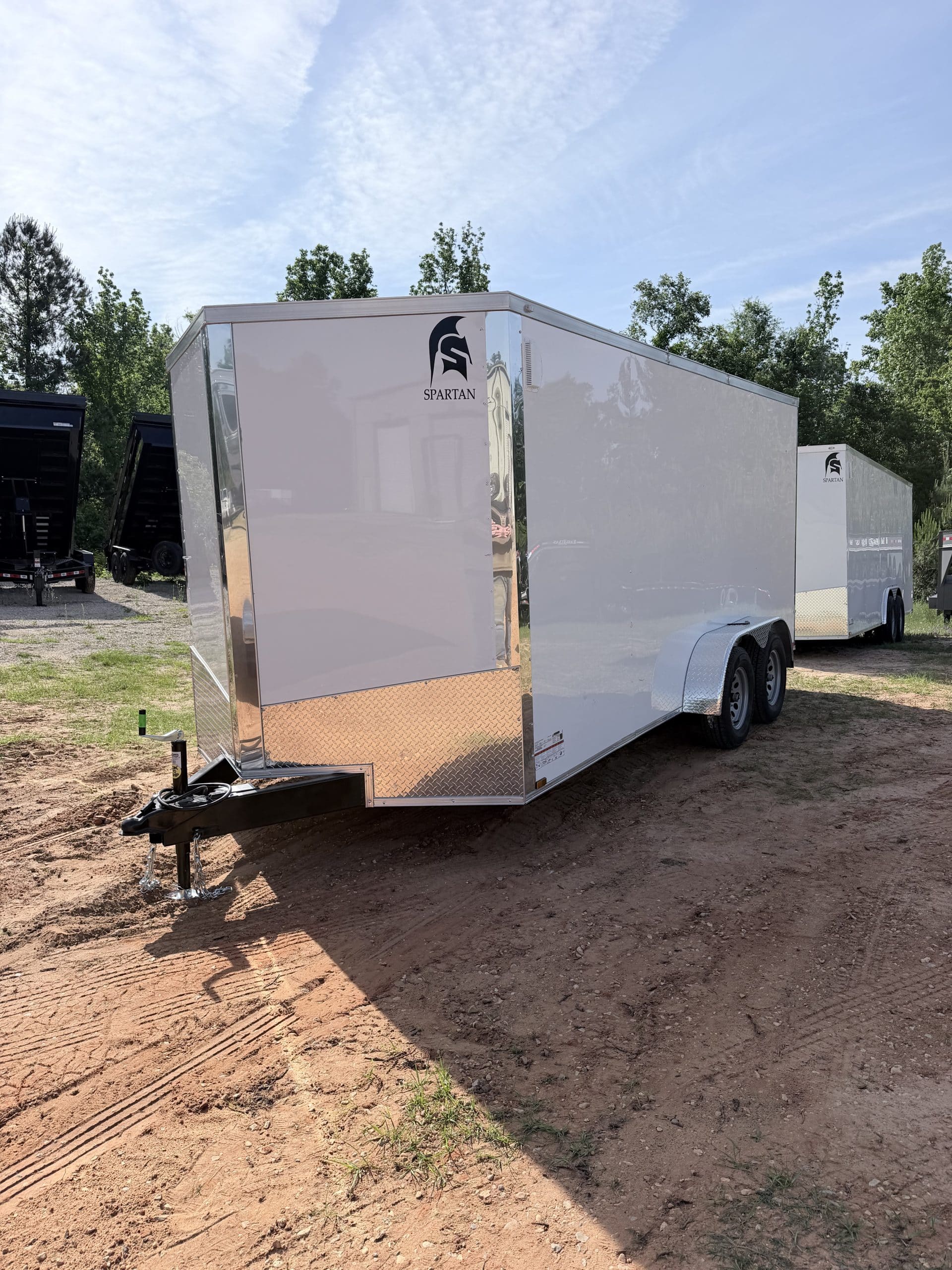 2026 Spartan 7 x 16 TA 7K GVWR WHITE SN/055422
