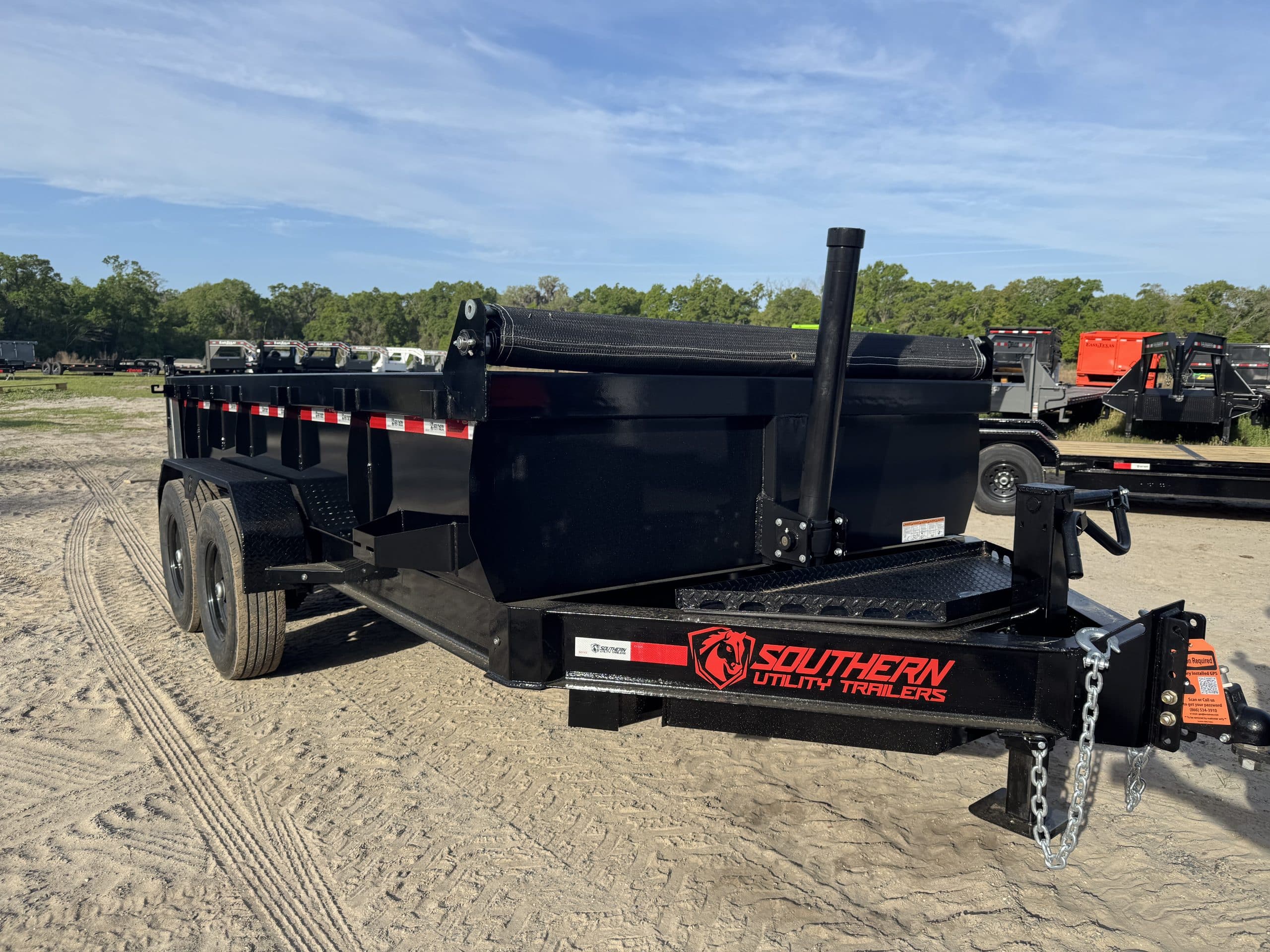 2026 SUT 83″ x 14′ 14K Telescopic Low Side Dump Black #8TA003099