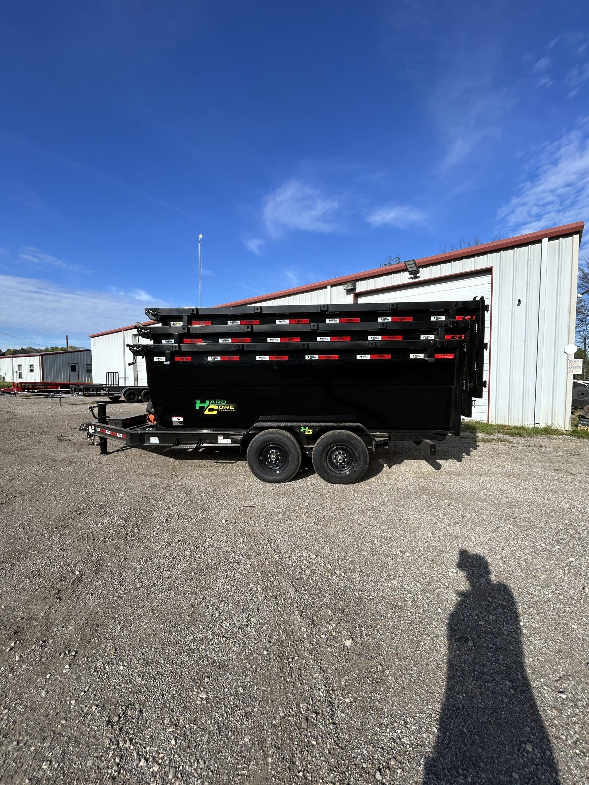 2026 HardCore 72″ x 14′ 15.1 CU YD Roll Off Bin Black #HC139