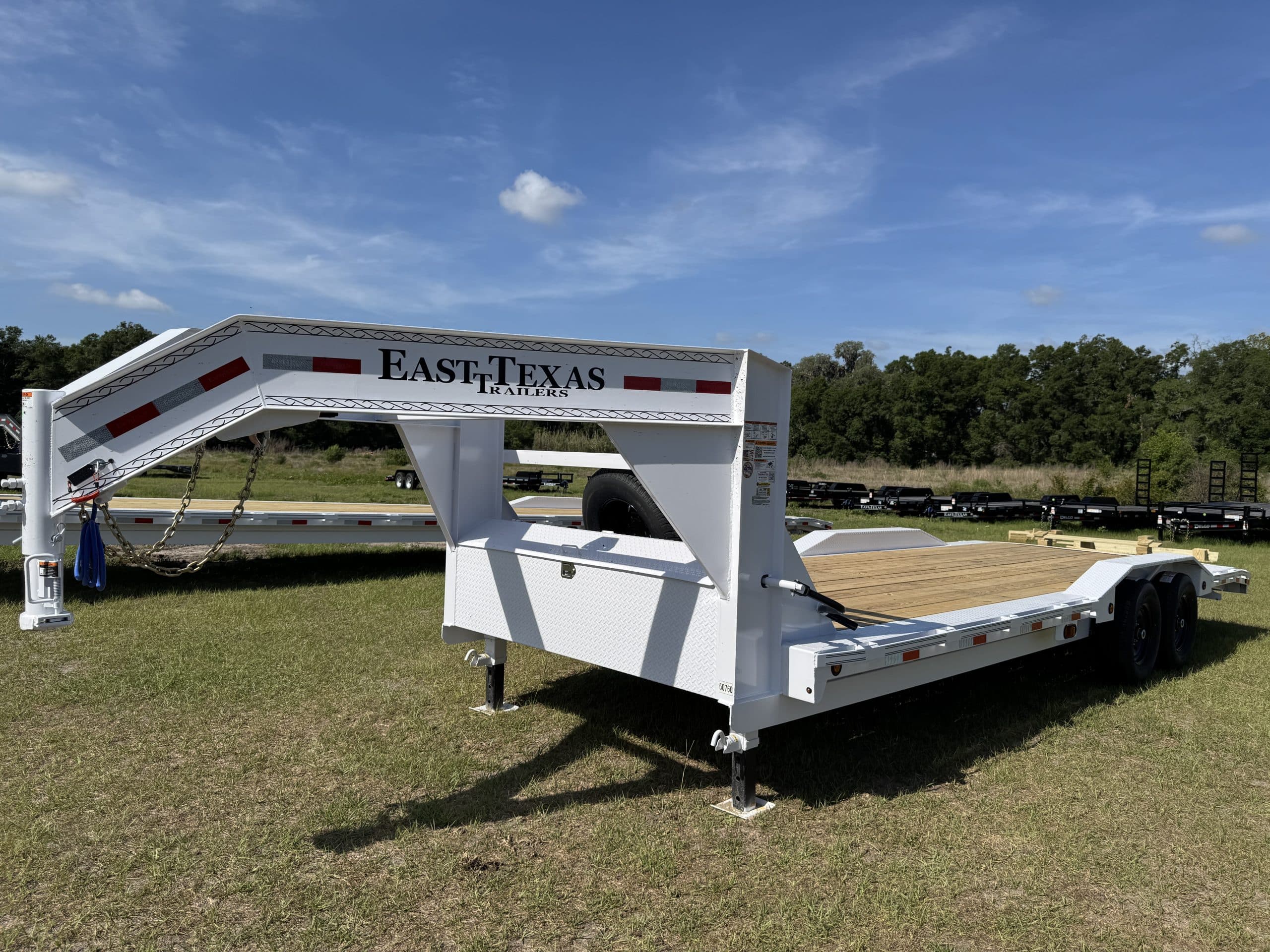 2026 East Texas 102″ x 24′ 14K GN Low Boy White #6TE050760