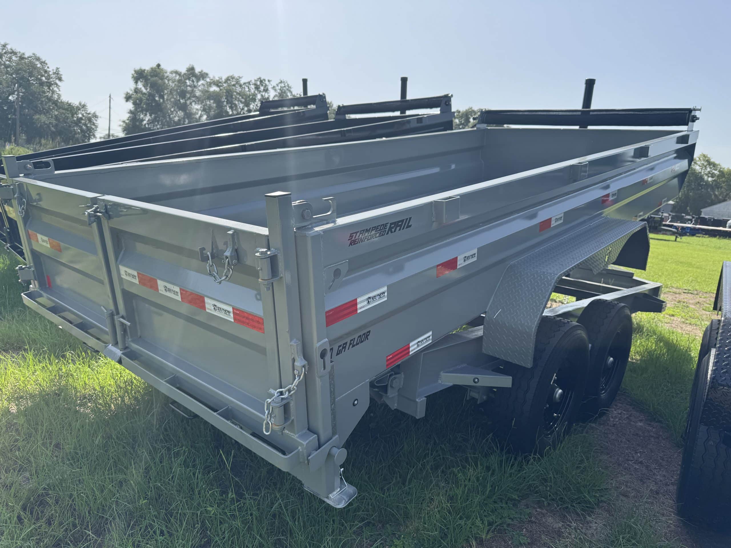 2026 SUT 83″ x 16′ 14K BP Low Side Dump Grey #1TA003572