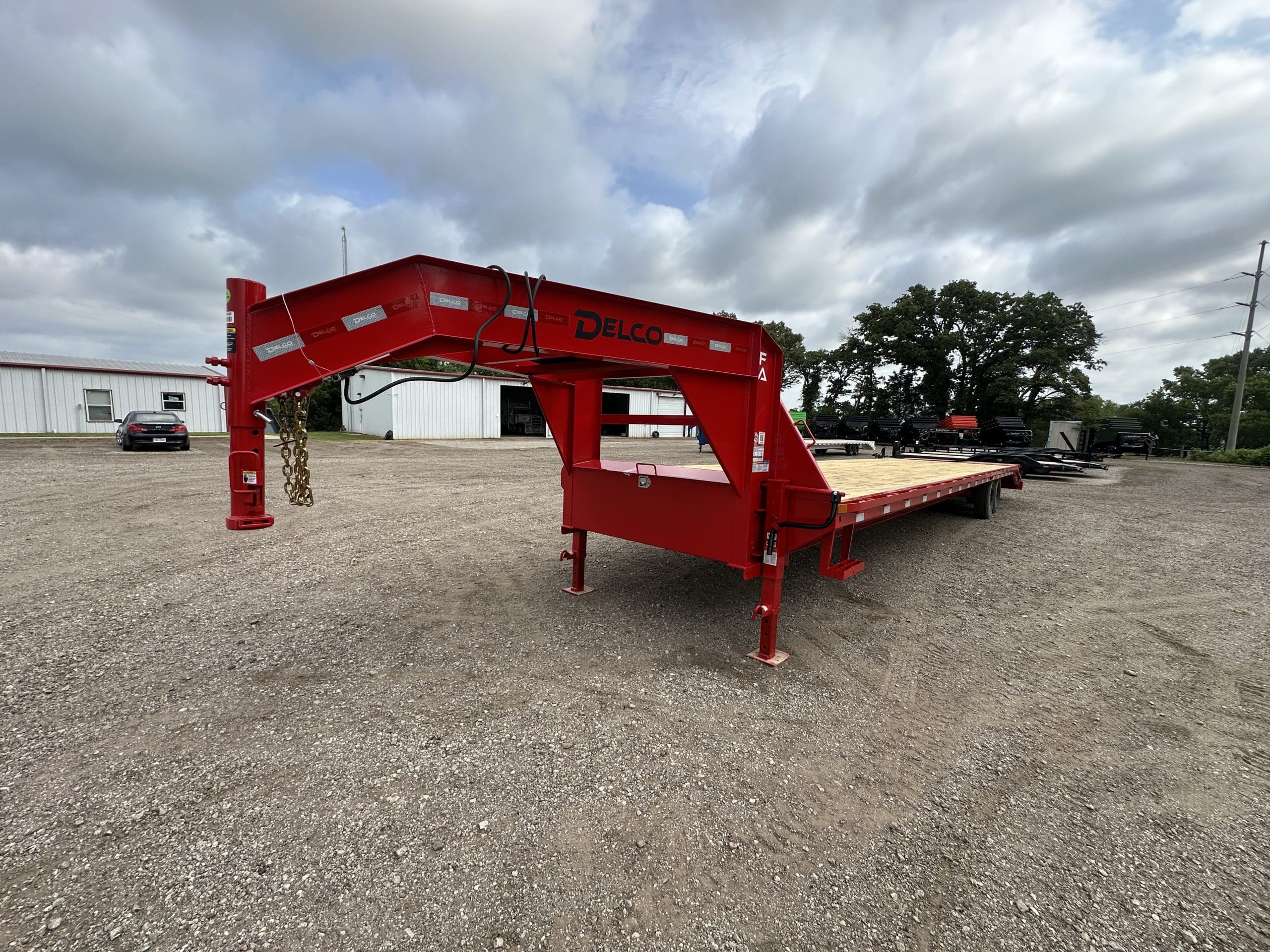2026 Delco 8.50 x 40 16K Hotshot Deckover Red #7T6046988