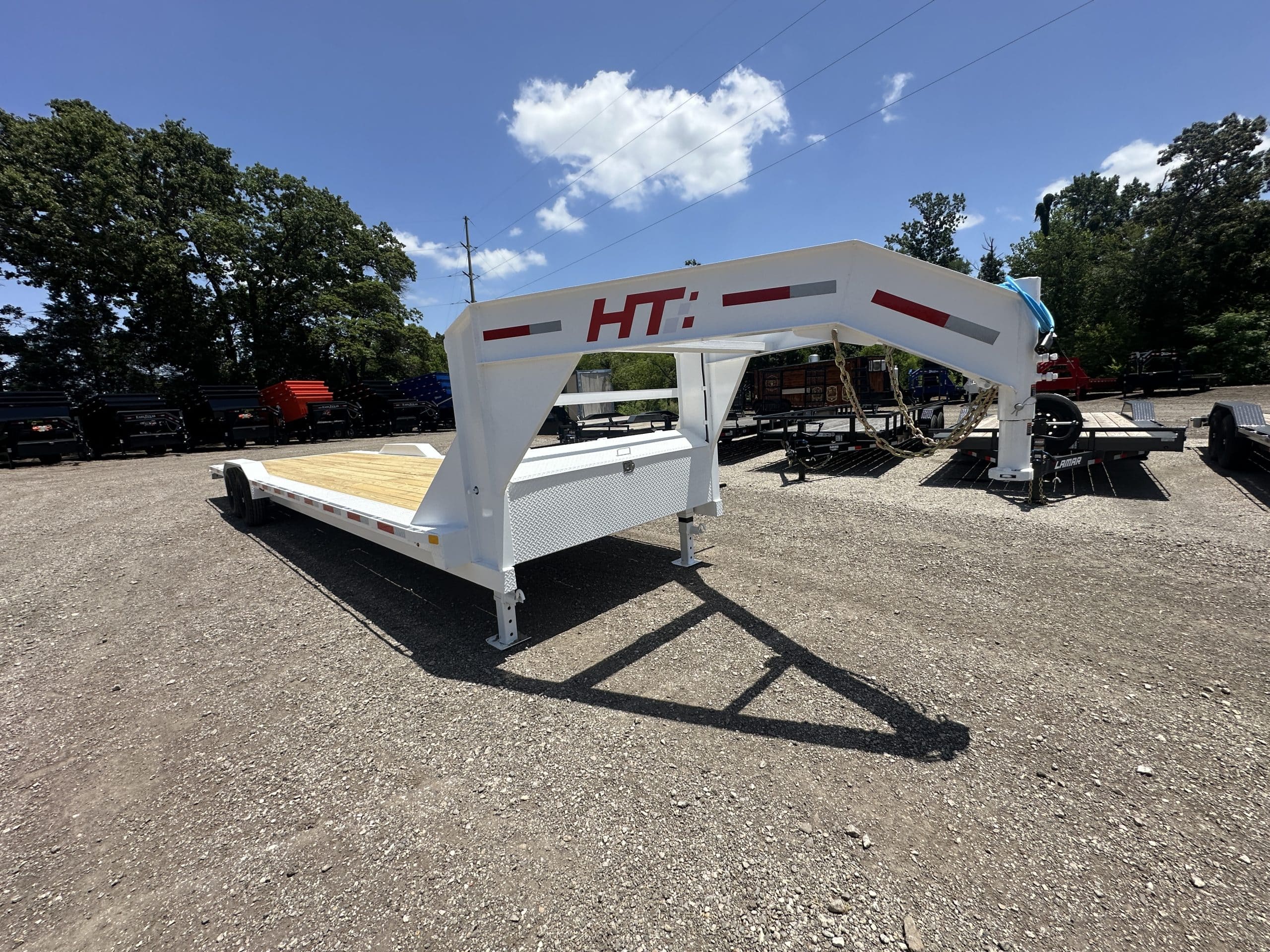 2026 HT Trailers 102″ x 32′ 16K GN Lowboy White #1TH003627