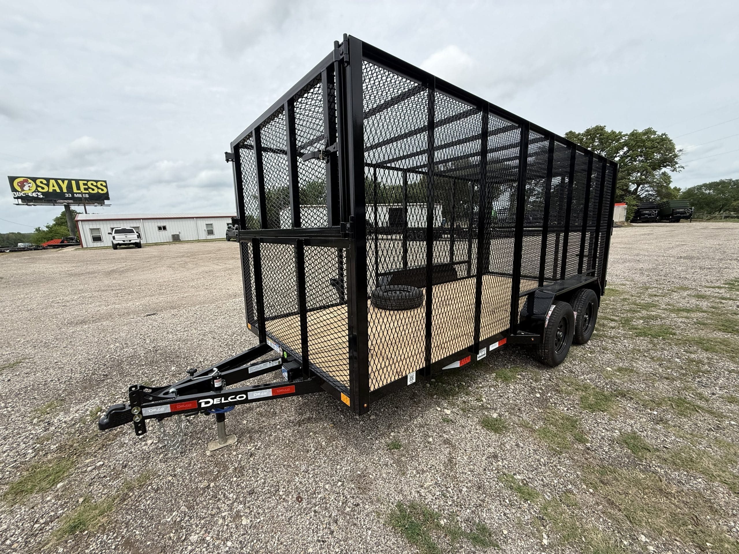 2026 Delco 83 x 16 7K Trash Trailer Black #3T6045152