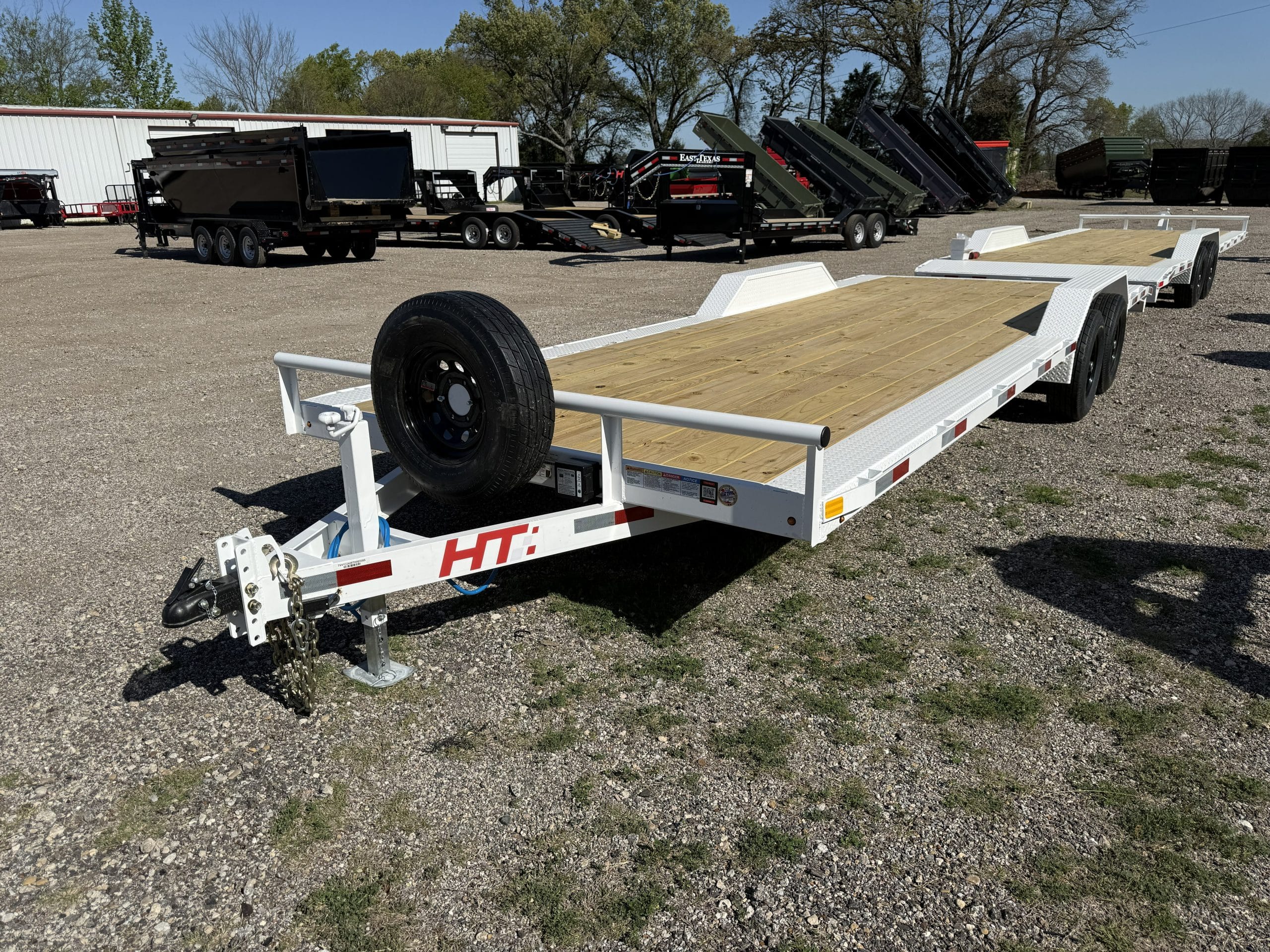2026 HT Trailers 102 x 24 12K CARHAULER White #6TH003304