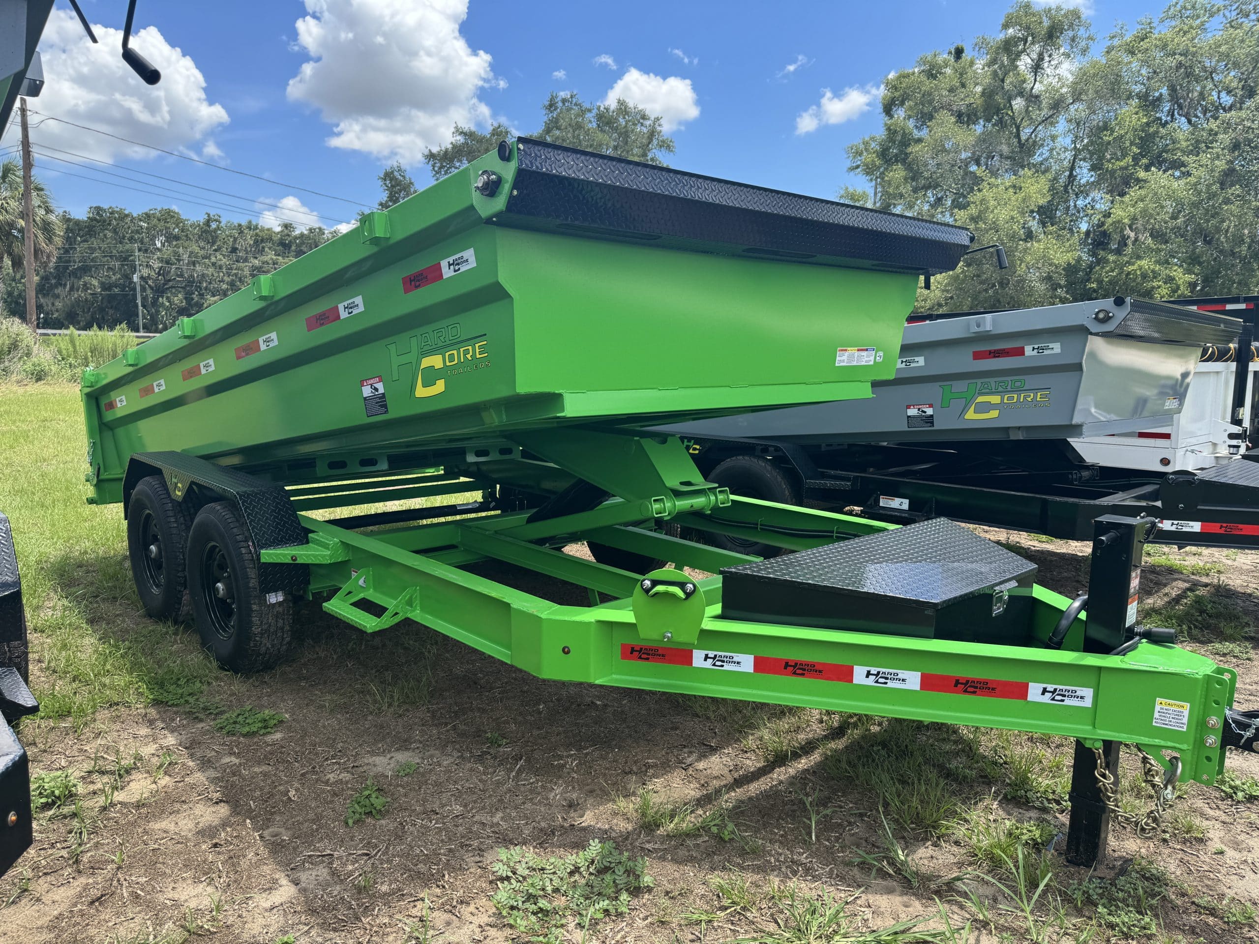 2026 HardCore 83 x 14 14K BP Low Side Dump Lime #3TR028829